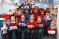 Pupils' twiddlemuffs help dementia fight