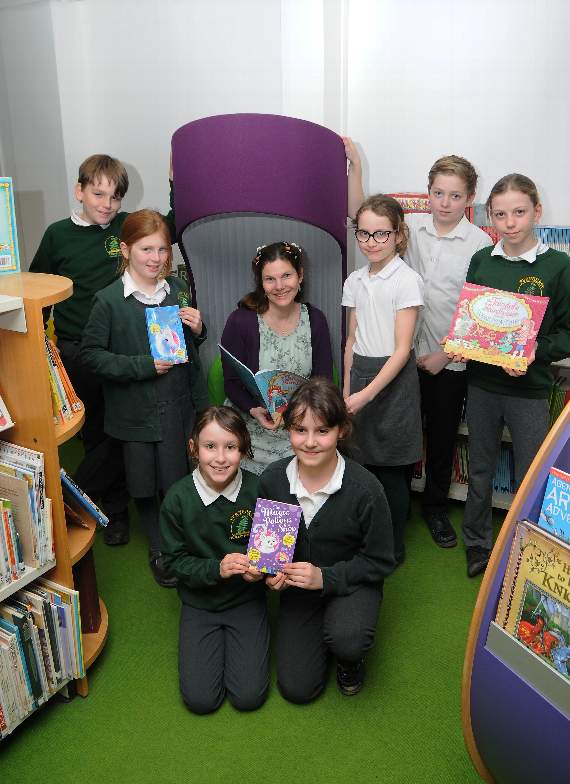 Author is special guest at school