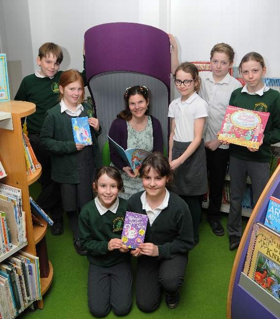 Author is special guest at school