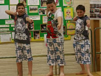 Fashion fun for pupils
