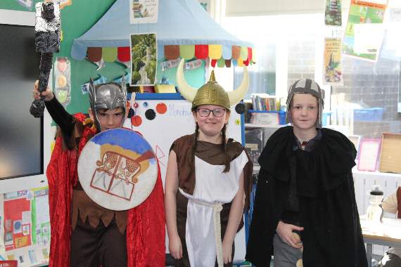 Pupils bring Vikings back to life