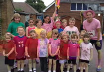 Touching torch tribute in Race for Life