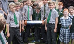 Pupils bury time capsule to be recovered in 2041