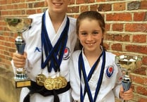 Karate girl follows  in brother’s footsteps