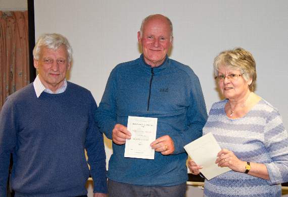Left-right: Walter Benzie, Brian Marjoram and Judge Carol Speight
