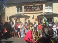 Villagers battle to save their local