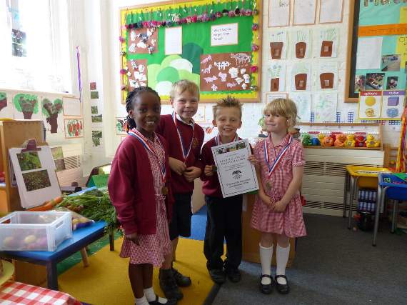 The Association’s Secretary, Simon Fraser, presented the cup at a school assembly and congratulated the pupils and their teachers on the enthusiasm they had shown to to triumph