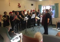 Festive musical cheer at hospital