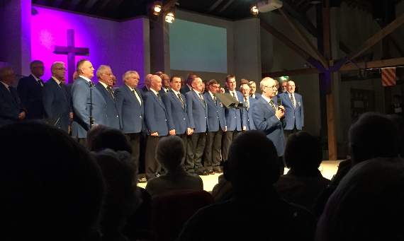 The Kings Pond Shantymen were introduced by John Hancox