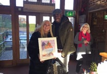 Celebrities attend affordable art fair