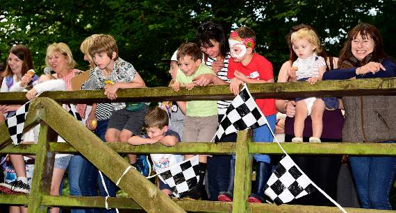Spectators watching the duck race at the Liphook Junior Dog Show and Duck Race. (Picture: PAUL DOYLE)