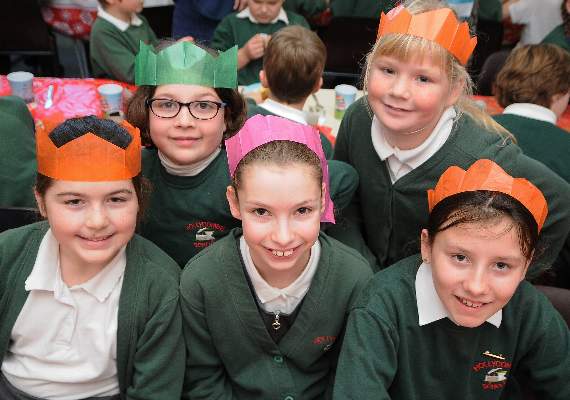Festive lunch marks end of term