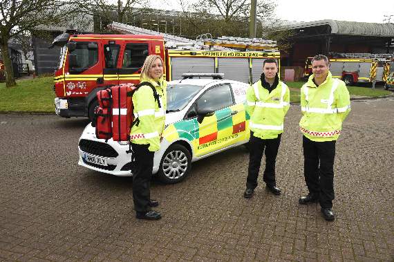 Hampshire Fire and Rescue Service and SCAS co-responders