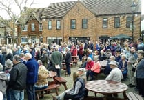 Easter gathering for the Walk of Witness