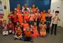 Pupils ‘go orange’ for Harry