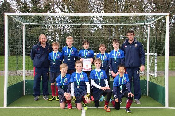 Hector Scott-Hughes, Freddie Baker, Ben Gaze (captain), Sam Gray and Sam Astles. Bottom Row: Harry Whitehouse, Archie Pearman, Ben Atkins and Matthew Dalgleish