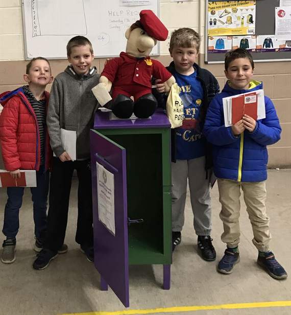 Christmas post raised more than £500