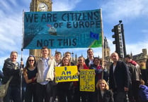 Family protest at anti-Brexit rally