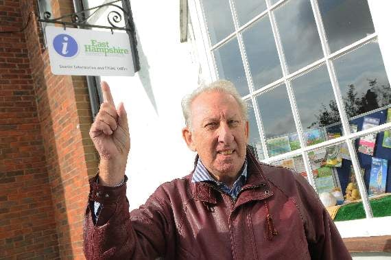 New chairman of East Hampshire District Council is staying grounded