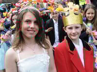 May Queen and King Molly Lee and Ludovic Berridge. Picture order no: AD21-83-17 (altonherald.com)