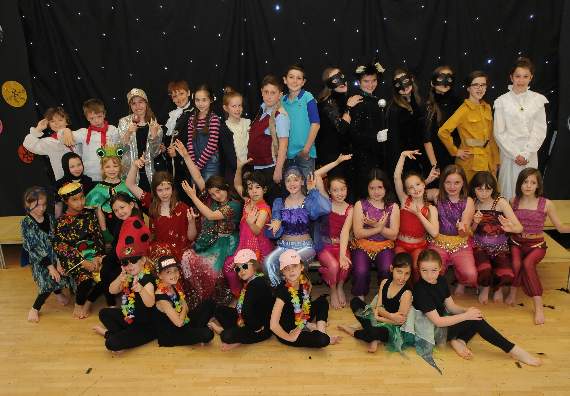 Pupils rehearse for their show. Picture order no: BD22-05-17 (bordonherald.com)