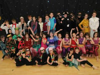 Pupils button up stage play