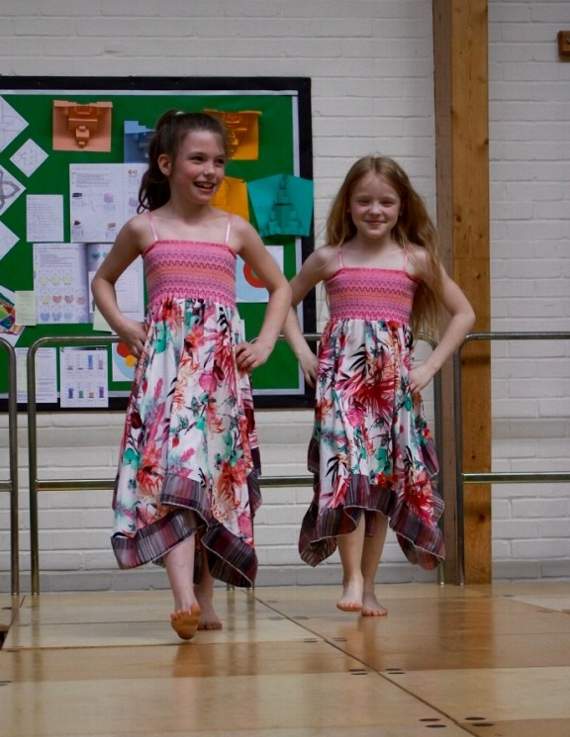 Children hit the catwalk to raise funds for school