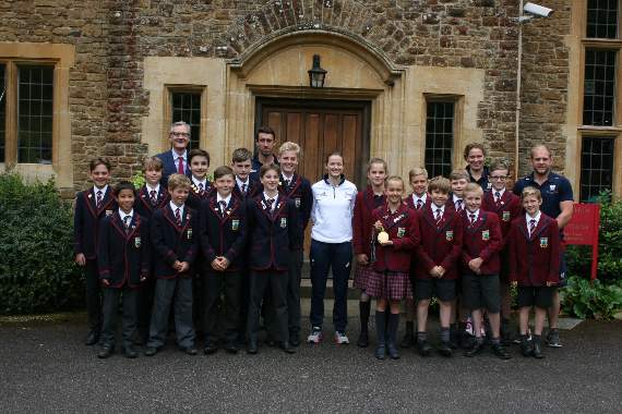 Goalden girl: Helen Richardson-Walsh netted a penalty for Great Britain as they triumphed in the women’s hockey final at last year’s Rio Olympics