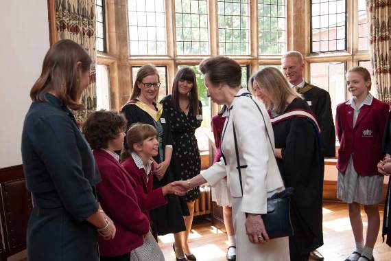 Princess Anne In Visit To The Royal School Farnhamherald Princess Anne In Visit To The Royal School Farnhamherald