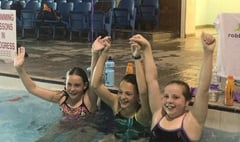 Girls complete swim challenge for Robbie