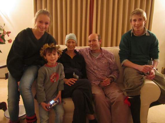 The Keville family two days before Kate’s death (left to right- Lara, Robbie, Kate, Mark and Harry)