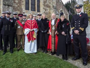 HMS Chiddingfold crew are special guests