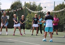 Ex-Davis Cup men at Liss Tennis Festival