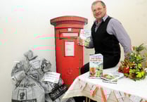 Postie returns  to launch book