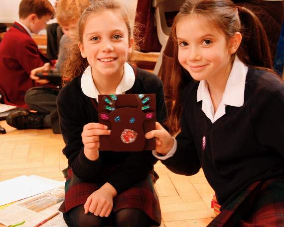 Pupils learning about giving at Barrow Hills