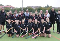 Gold medal hockey ace visits school