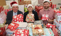 Council staff helped provide Christmas gifts