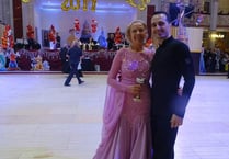 Glynis dances into Blackpool ballroom finals