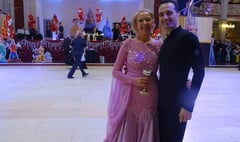 Glynis dances into Blackpool ballroom finals