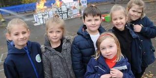 Great Fire of London recreated by pupils
