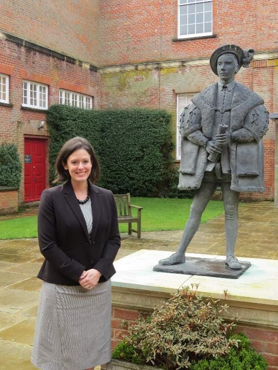 The school’s new careers head Rebecca Hallam