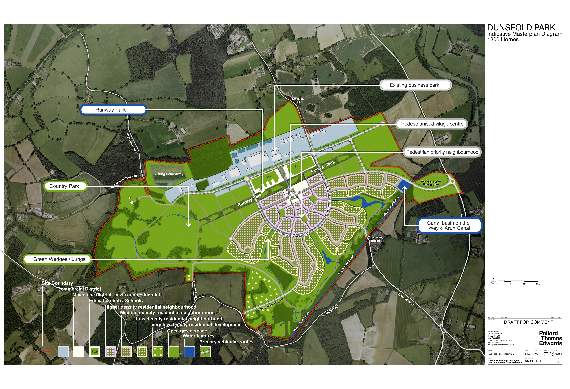 The planner’s scheme to build up to 2,600 homes at Dunsfold Aerodrome