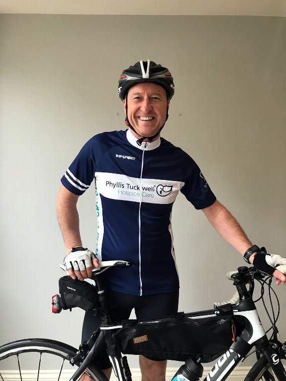 Pedalling for hospice care