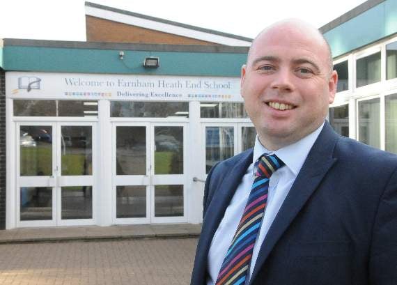 New headtheacher Stuart Maginnis