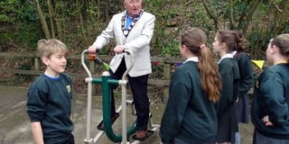 Mayor opens Shottermill school’s new playground