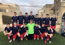 Woolmer Hill footballers convert Maltese crosses