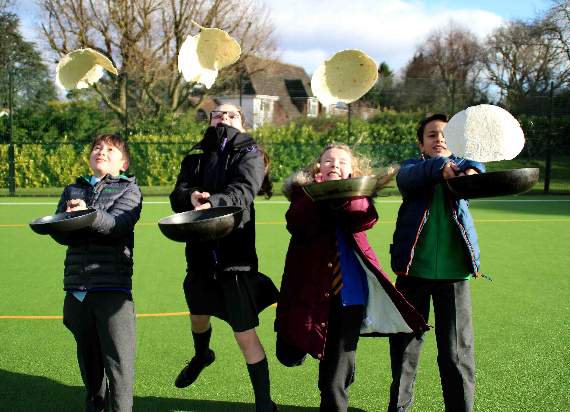 Pupils have a flippin’ good time