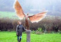 Icarus sculpture flies again