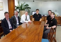 Furniture makers visit education boss