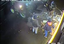 Raiders rip cash machine from wall